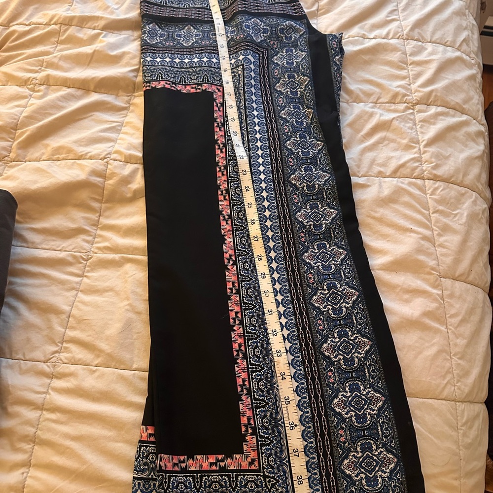 Daniel Cremieux Blue and Black Patterned Skirt - Picture 5 of 7